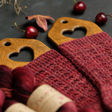 Load image into Gallery viewer, Santina - Cherry Heart - Fingering Weight - Sock - 100g