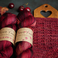 Load image into Gallery viewer, Santina - Cherry Heart - Fingering Weight - Sock - 100g