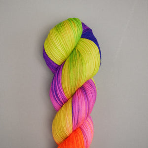 Glowtober - Micro Stripe Sock - 100g Skein
