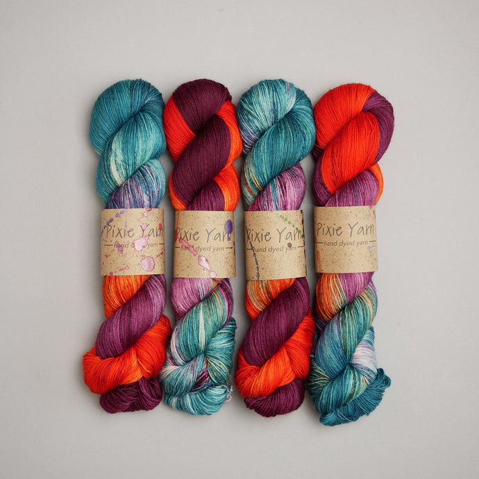 Spicy Spirit - Micro Stripe Sock - 100g Skein