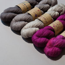 Load image into Gallery viewer, MusiKAL- 4 Skein Set - Sock 100g - Suri Silk Cloud