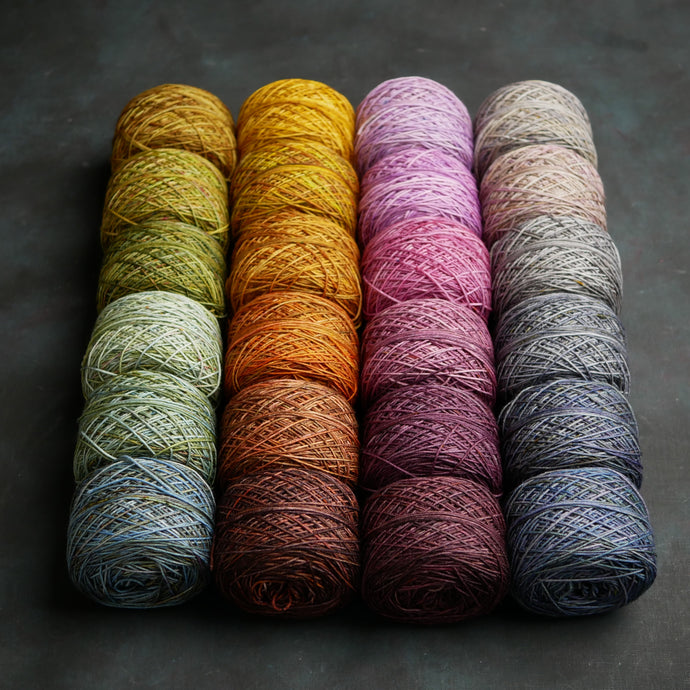 FOOTSTEPS YARN CLUB 2024 - FULL MINI SKEIN SET 24 X 20G SOCK AND DK