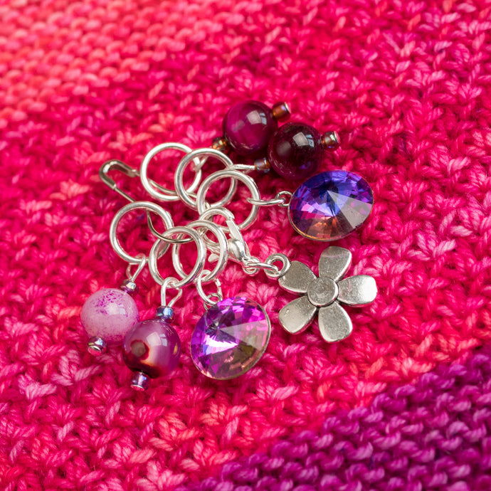 SUMMER SOLSTICE STITCH MARKER SET - QUARTERLY YARN CLUB 2023