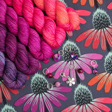 Load image into Gallery viewer, SUMMER SOLSTICE STITCH MARKER SET - QUARTERLY YARN CLUB 2023