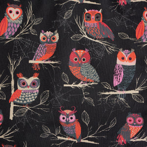 Forest Whispers Owls - Drawstring Project Bag