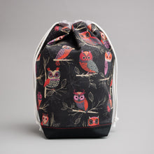 Load image into Gallery viewer, Forest Whispers Owls - Drawstring Project Bag