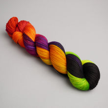 Load image into Gallery viewer, Halloween Rainbow - Sock - 100g Skein