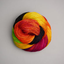 Load image into Gallery viewer, Halloween Rainbow - Sock - 100g Skein