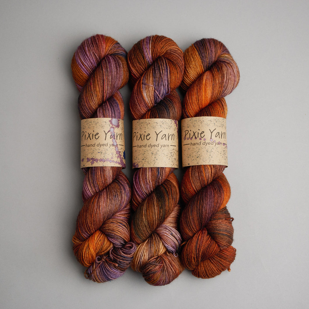 Fall Sunset - Sock - 100g Skein