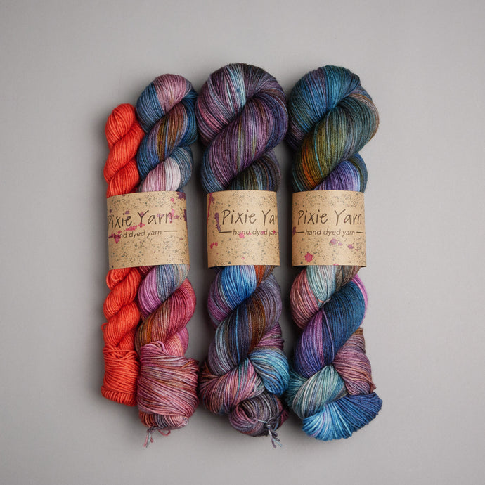 Midnight Sonata - Sock - 100g Skein