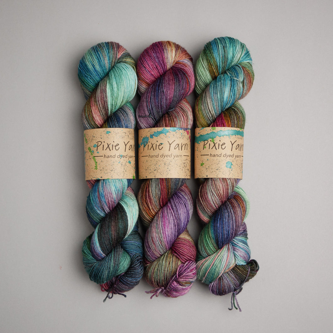 Jadeite Skyline - Sock - 100g Skein