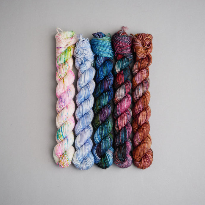 Winter Faves - Sock, DK and Sparkle - 5 x 20/50g Set