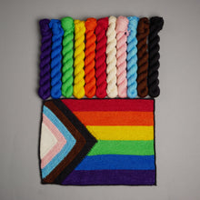 Load image into Gallery viewer, Progressive Pride Flag - Sock 11 x 20g Mini
