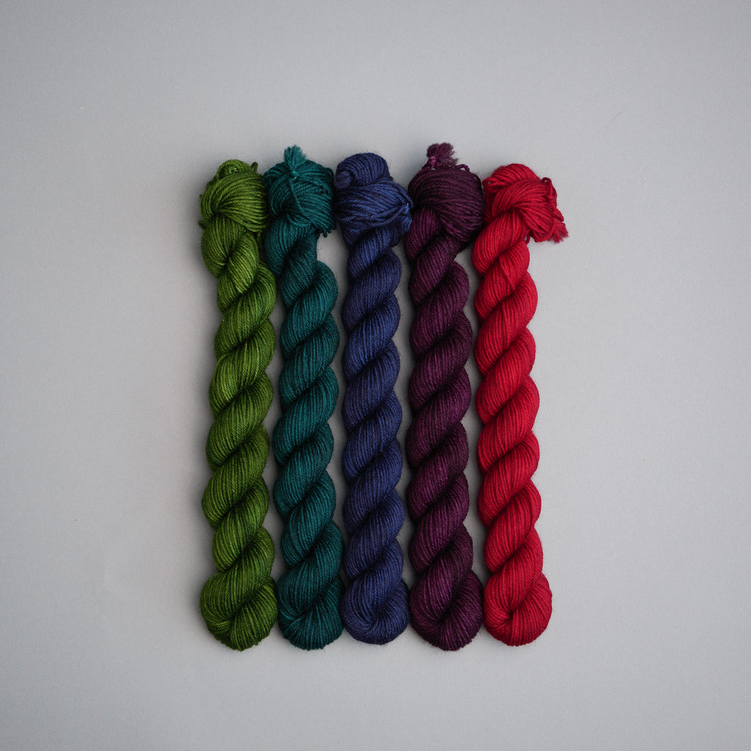Winter Faves Solids - Sock - 5 x 20g Set