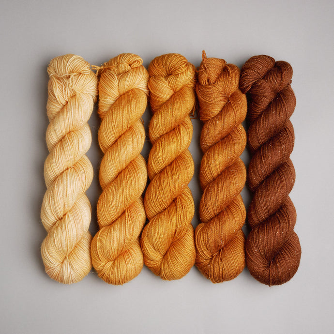 Hiberknit Along - Sparkle Sock - 5 x 100g Fade