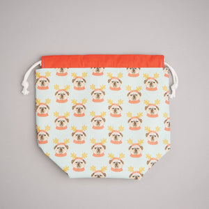 CHRISTMAS PUGS - PROJECT BAG