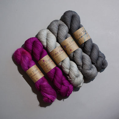 MusiKAL- 4 Skein Set - Sock 100g - Suri Silk Cloud