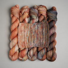 Load image into Gallery viewer, Worm Moon March Fade - Sock/Sparkle/DK - 5 x 20/50/100g's