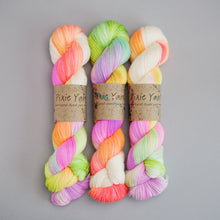 Load image into Gallery viewer, Pastel Neon Rainbow - Pooling Yarn - Sock - 100g Skein