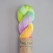 Load image into Gallery viewer, Pastel Neon Rainbow - Pooling Yarn - Sock - 100g Skein