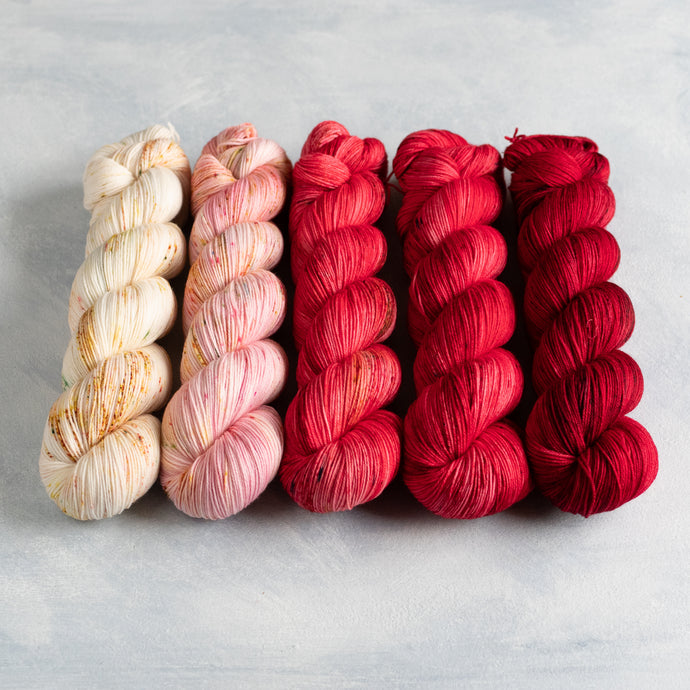 Hey Little Apple Blossom - Sock Fade 5 x 50g's