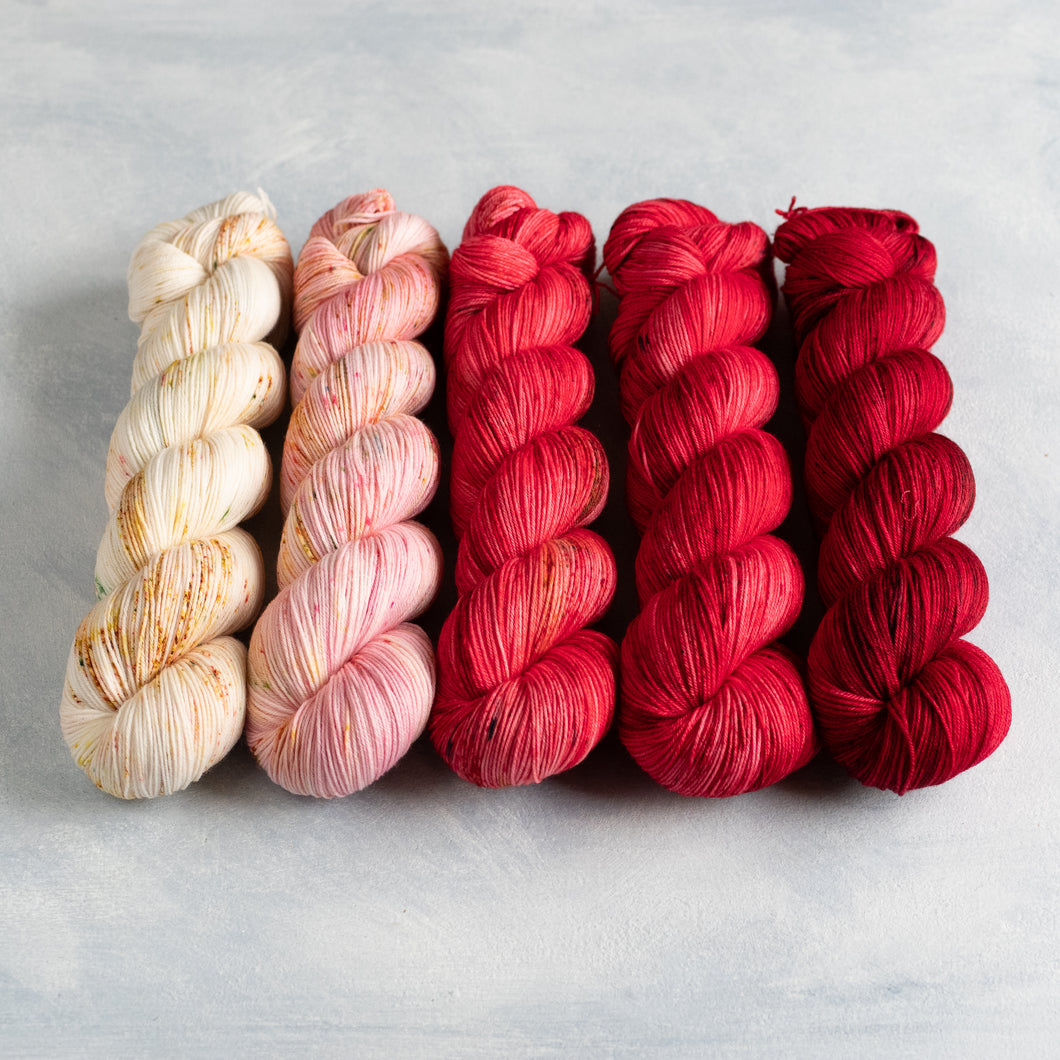 Hey Little Apple Blossom - Sock Fade 5 x 50g's
