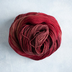 Santina - Cherry Heart - Fingering Weight - Sock - 100g