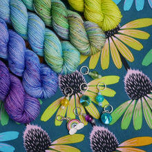 Load image into Gallery viewer, SPRING EQUINOX STITCH MARKER SET - QUARTERLY YARN CLUB 2023