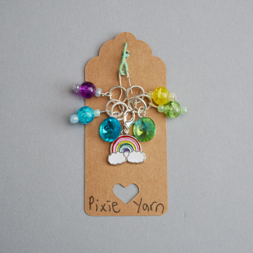 SPRING EQUINOX STITCH MARKER SET - QUARTERLY YARN CLUB 2023