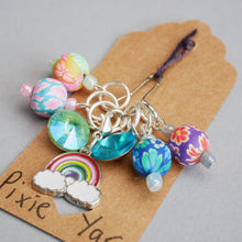 Load image into Gallery viewer, SPRING EQUINOX STITCH MARKER SET - QUARTERLY YARN CLUB 2023